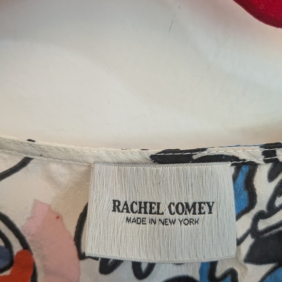 Rachel Comey Printed Abstract Silk Top - Picture 2 of 6